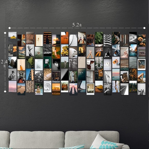 NEW Photo Wall Double-Sided Collage Kit on Different Themes Lacquer Coated Print - Picture 4 of 14